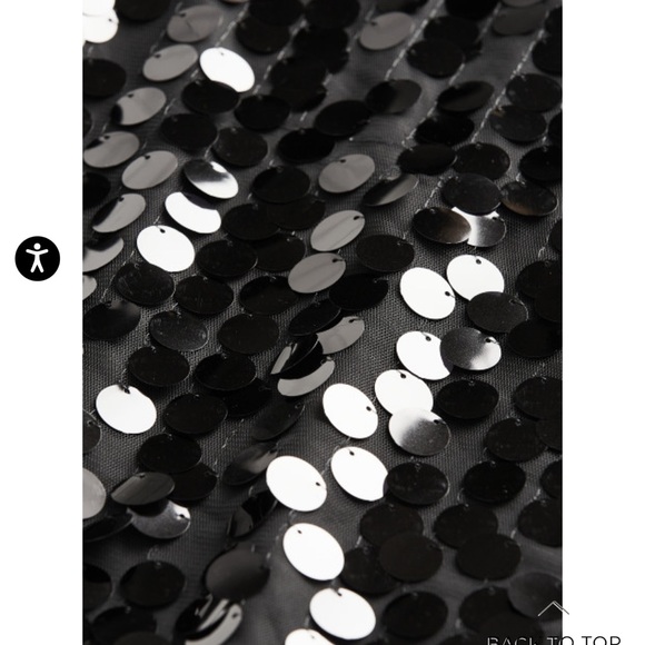 City chic Sequin Groove Dress Black, size 18, “M” in city chic sizes - Picture 6 of 10